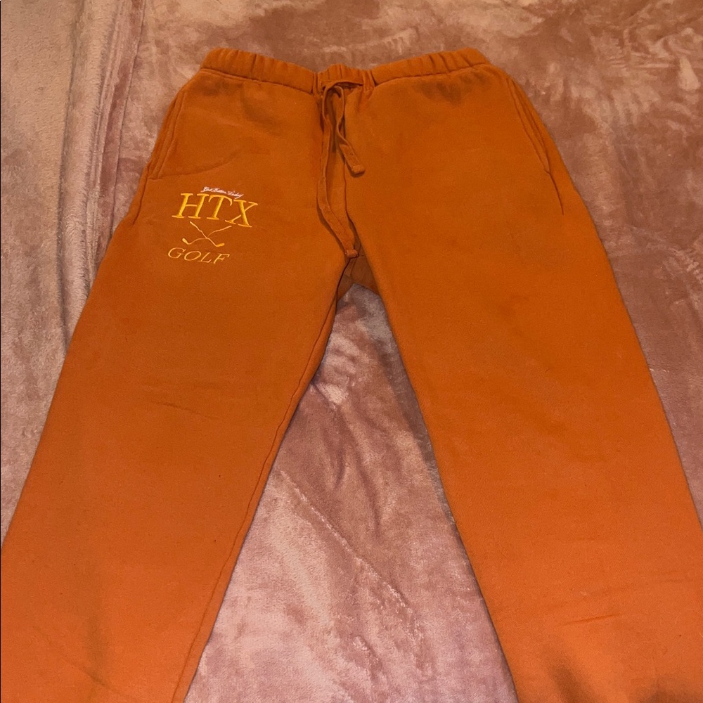 GBT Brand Orange HTX Golf Sweats